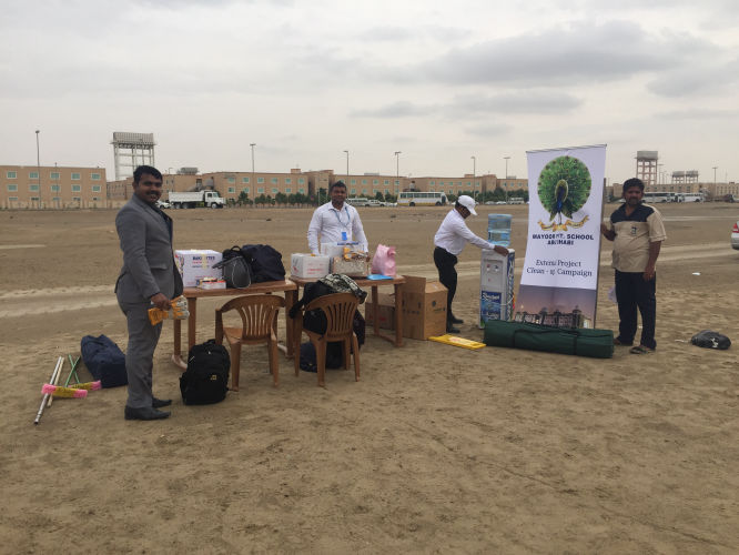 Al Wathba Wetland Reserve and Near Labor camps in partnership with Ahalia Hospital, Mussafah